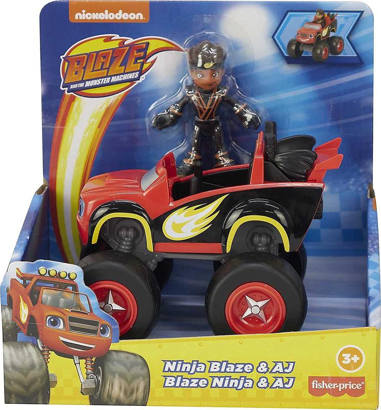 Carrinho Blaze Monster Machines Blaze e AJ Ninja Mattel GYD20